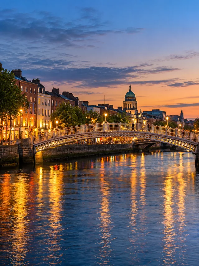 Dublin — generated destination scene