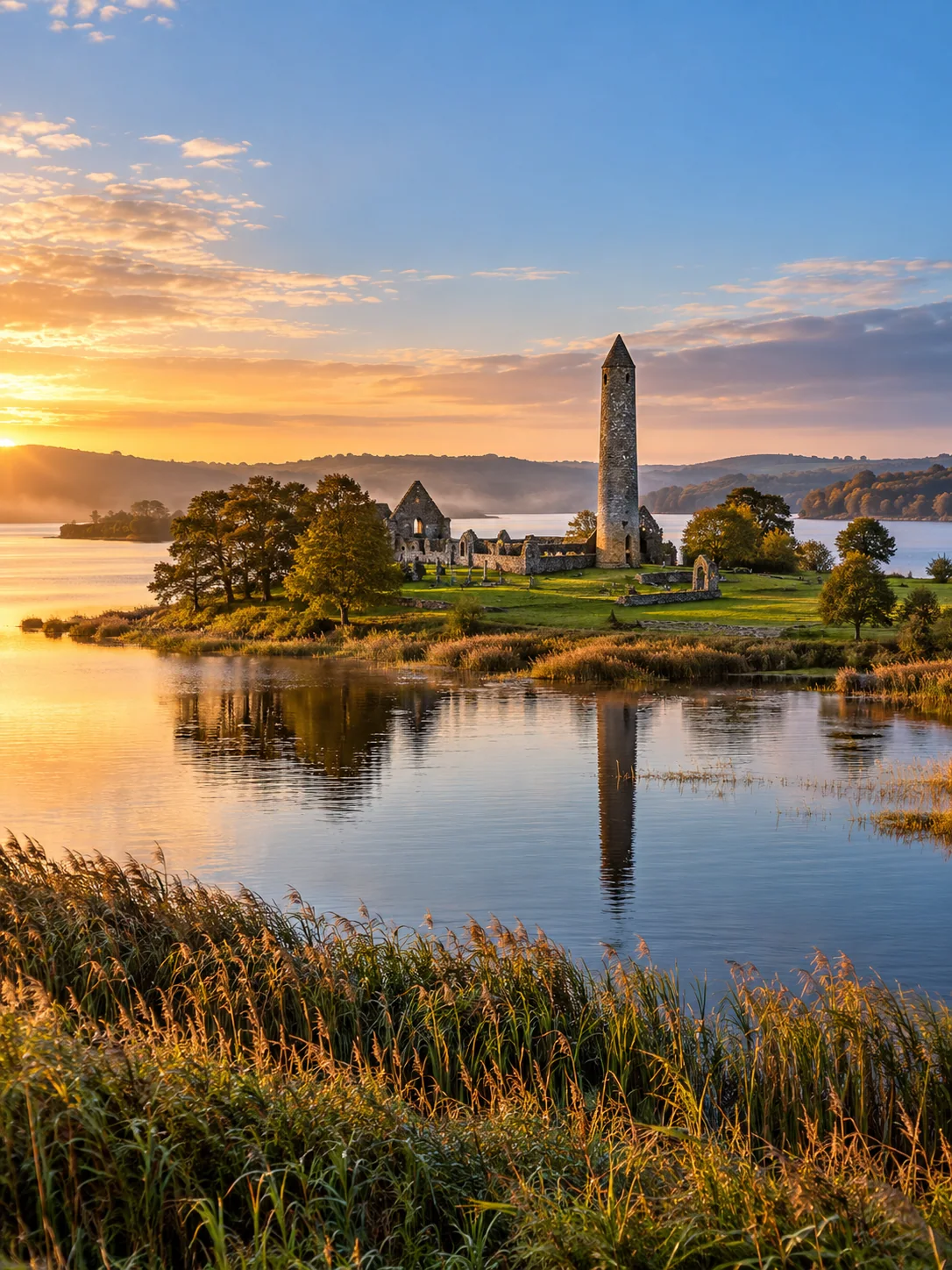 Generated destination scene inspired by Fermanagh