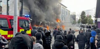 19 people arrested over violent disorder in belfast