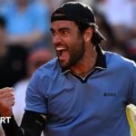 Berrettini back in the last eight after injury-hit wait