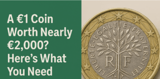 E1 euro coin