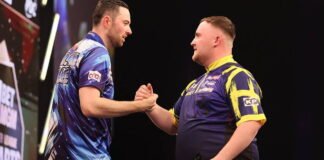 england pair luke littler and luke humphries reach world cup of darts last eight