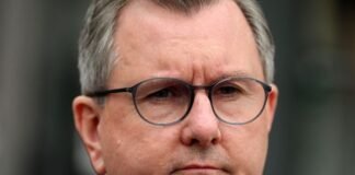 jeffrey donaldson may 18 2023 getty GettyImages 1255803189