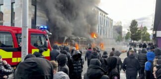 man and woman in court over disorder linked to belfast attack