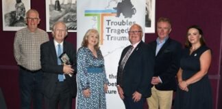 MI L R Danny Maher Eamonn Mallie Anne Flaherty Micheal O Hare Tom Clonan and Collette Mackin. Credit Malcolm McNally