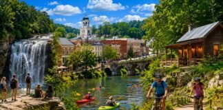 Ohio Aligns with Kentucky Illinois Missouri Tennessee and Indiana to Spotlight Americas Most Authentic Small Town Summer Escapes Featuring Waterfalls Riverfront Adventures