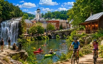 Ohio Aligns with Kentucky Illinois Missouri Tennessee and Indiana to Spotlight Americas Most Authentic Small Town Summer Escapes Featuring Waterfalls Riverfront Adventures