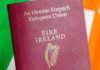 Irish passport flag . Getty 2102272284