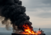 Tanker Fire Reported After Mine Strike in Strait of Hormuz