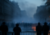 Macron condemns violence after French demonstrations descend into clashes and looting